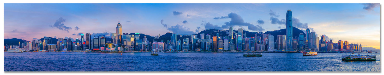 Skyline Panorama at Sunset
